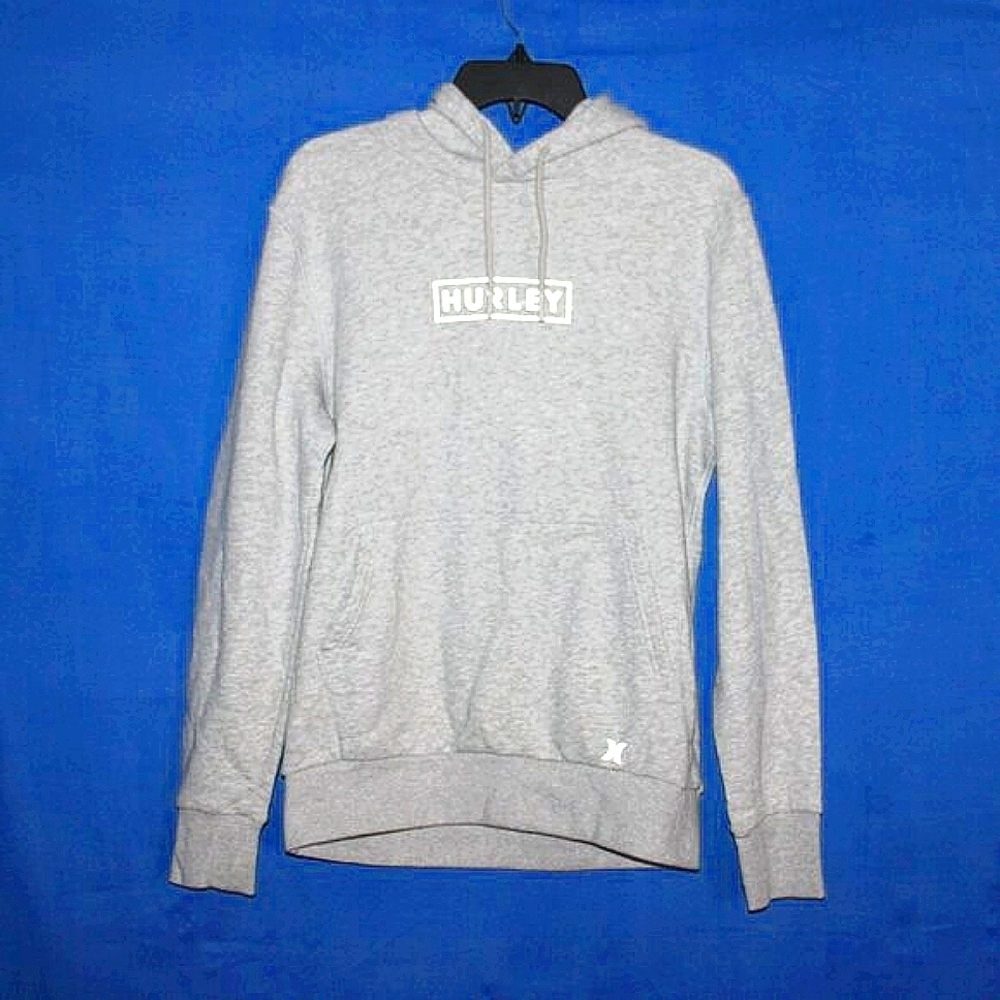 Hurley Grey Pullover Hoodie S